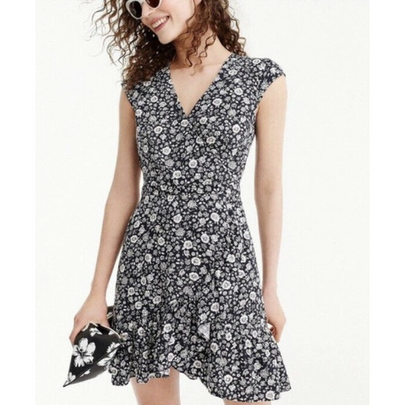 J. Crew Dresses & Skirts - J Crew Mercantile Faux Wrap Mini Dress S